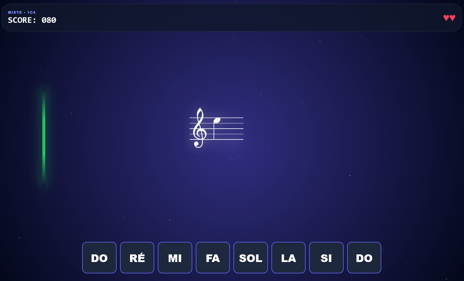 Symphonie Galactique – jeu de lecture de notes (thème espace)