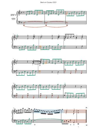 Bach en Couleurs (6 préludes) - Analyse Musicale - CHARLIER C. - Partition