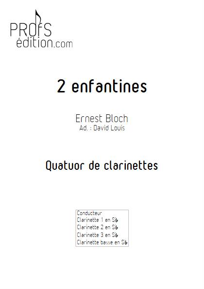 2 enfantines - page de garde