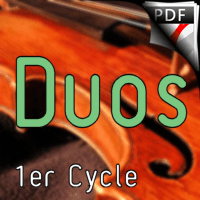 38 Chants et Comptines - Duos de Violons - TRADITIONNEL