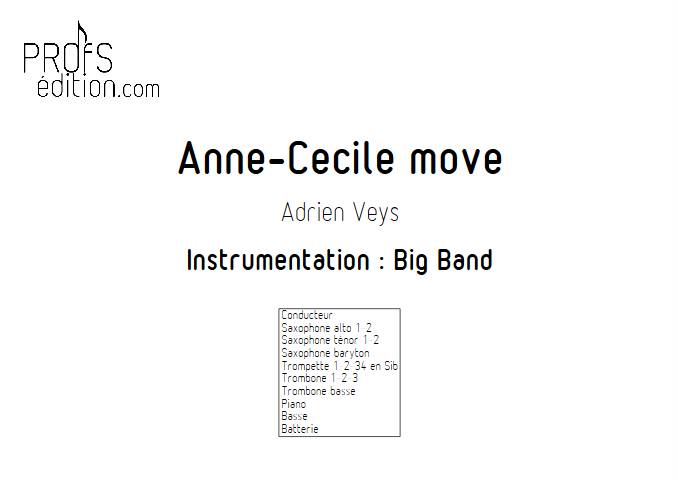 Anne-Cécile move - Big Band - VEYS A. - page de garde