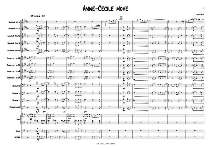 Anne-Cécile move - Big Band - VEYS A. - app.scorescoreTitle