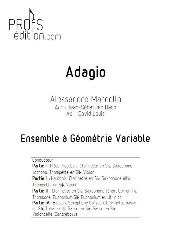 Adagio - Ensemble Variable - MARCELLO A. - page de garde