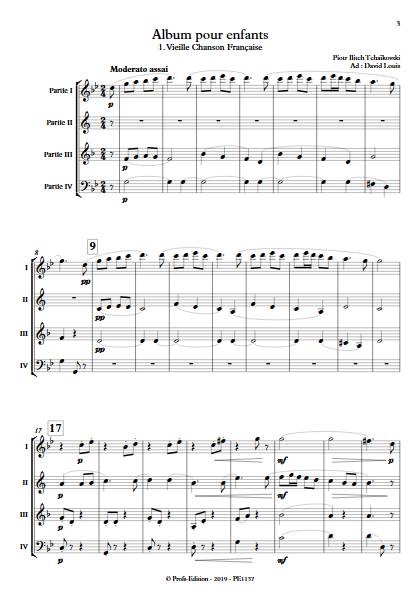 Album pour Enfants - Ensemble Variable - TCHAIKOVSKY P. I. - app.scorescoreTitle