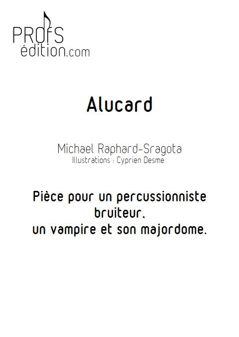 Alucard - Ensemble de percussions - RAPHARD M. - page de garde