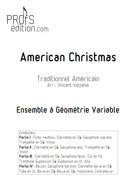 American Christmas - Ensemble Variable - TRADITIONNEL AMERICAIN - page de garde