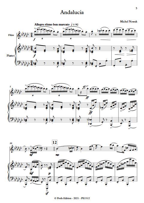 Andalucía - Flûte & Piano - NOWAK M. - app.scorescoreTitle