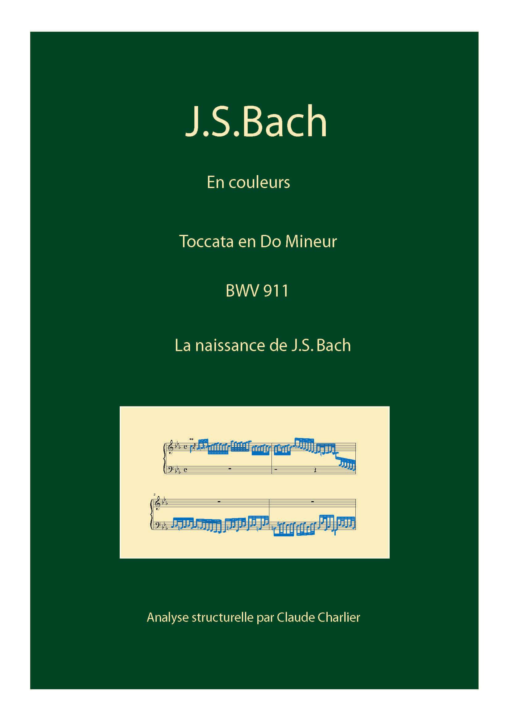 Toccata BWV 911 - Analyse Musicale - CHARLIER C. - page de garde