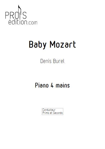 Baby Mozart - Piano 4 mains - BUREL D. - page de garde