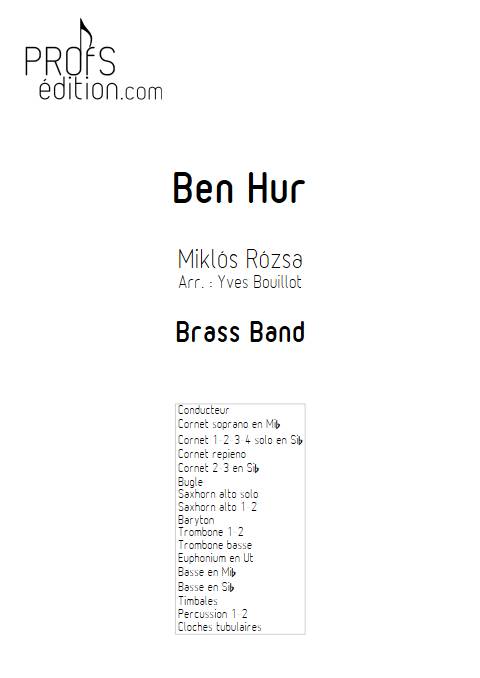 Ben Hur - Brass Band - ROZSA M. - page de garde
