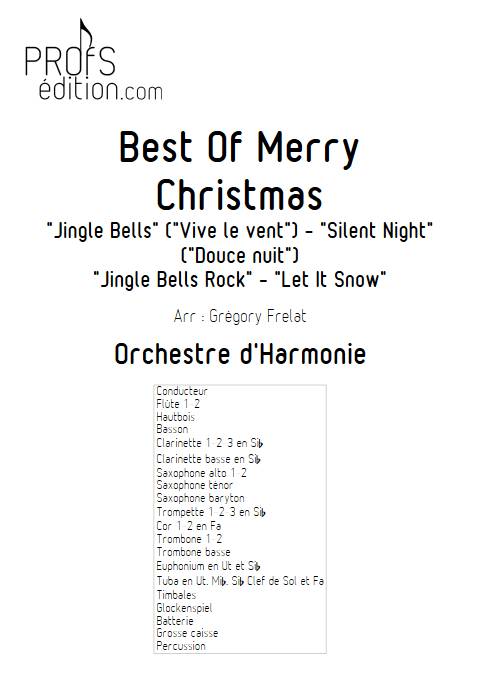 Best Of Merry Christmas - Orchestre d'Harmonie - TRADITIONNEL AMERICAIN - page de garde