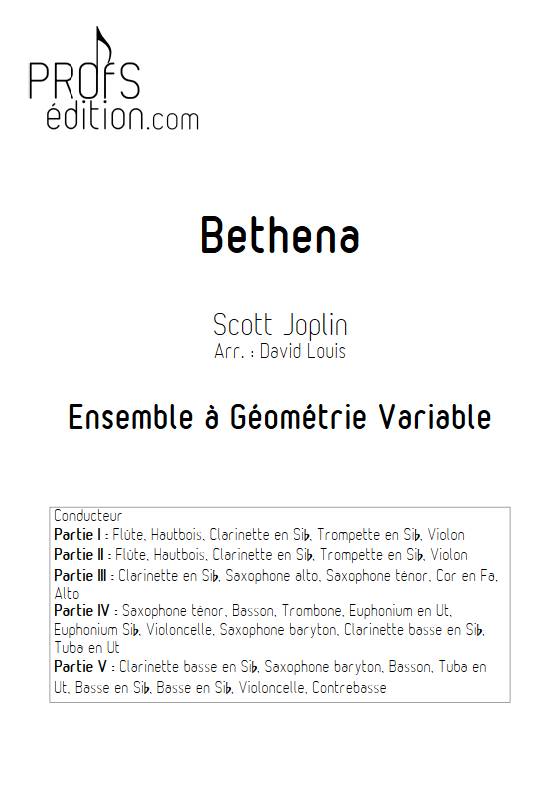 Bethena - Ensemble Variable - JOPLIN S. - page de garde