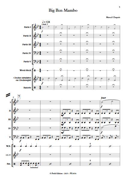 Big Ben Mambo - Ensemble Variable - CHAPUIS M. - app.scorescoreTitle