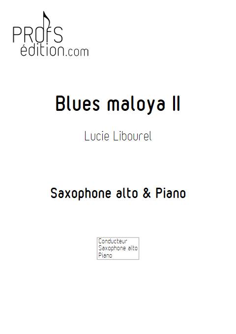 Blues maloya II - Saxophone & piano - LIBOUREL L. - page de garde