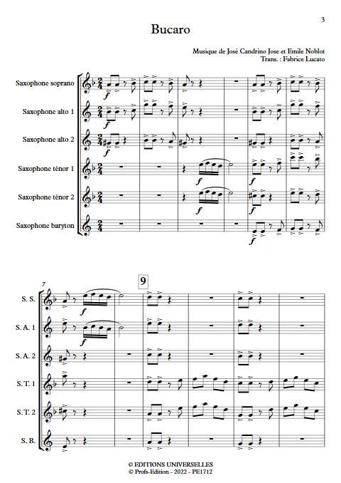 Bucaro - Ensemble de saxophones - NOBLOT E. - app.scorescoreTitle