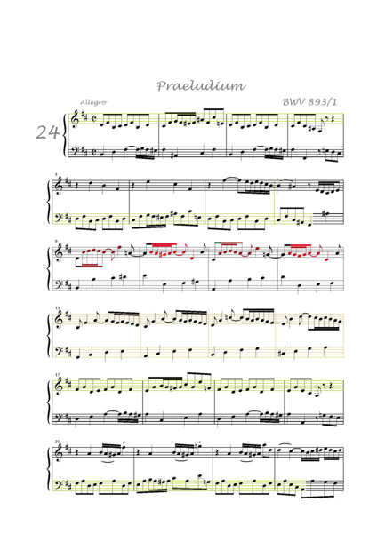 Clavier Bien Tempéré 2 BWV 893 - Analyse - CHARLIER C. - app.scorescoreTitle