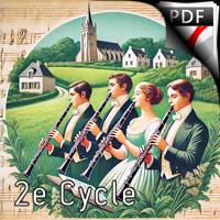 Chanson Bretonne - Quatuor de Clarinettes - CHAMINADE C.