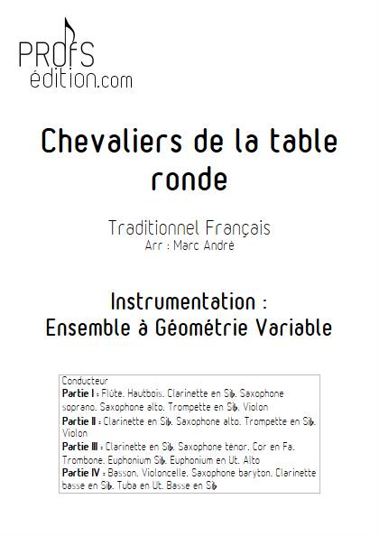 Chevaliers de la table ronde - Ensemble Variable - TRADITIONNEL FRANCAIS - page de garde