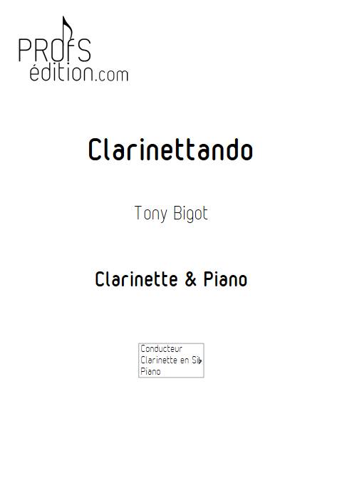 Clarinettando - Clarinette & Piano - BIGOT T. - page de garde