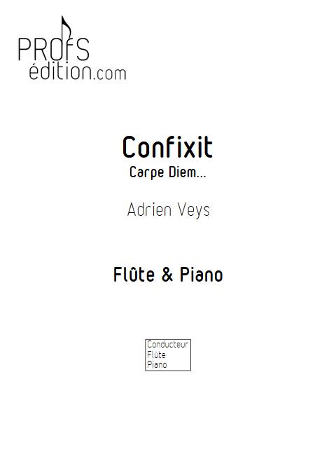 Confixit - Flûte Piano - VEYS A. - page de garde