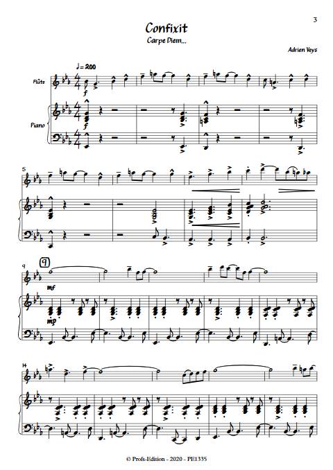 Confixit - Flûte Piano - VEYS A. - app.scorescoreTitle