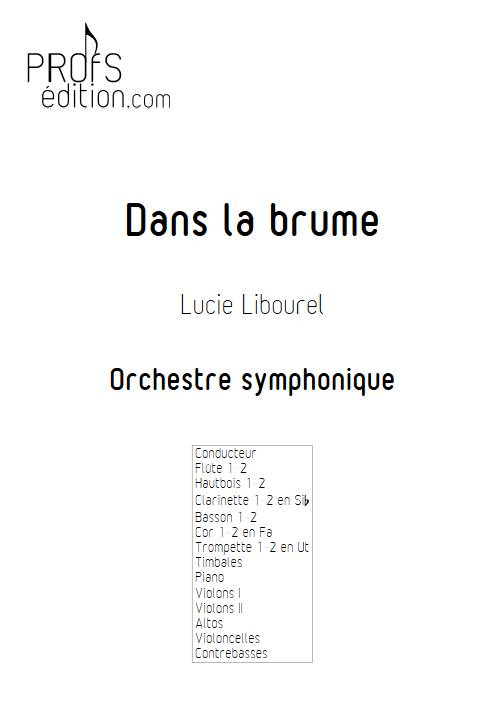 Dans la brume - Orchestre Symphonique - LIBOUREL L. - page de garde