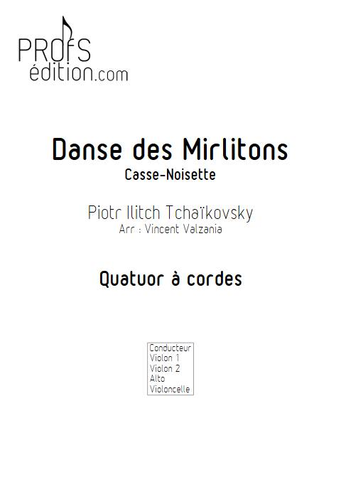 Danse des mirlitons - Quatuor à Cordes - TCHAIKOVSKY P. I. - page de garde