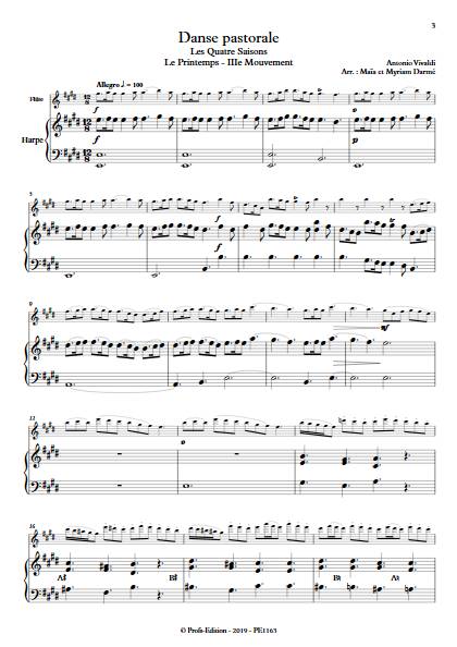 Danse pastorale - Flûte & Harpe - VIVALDI A. - app.scorescoreTitle
