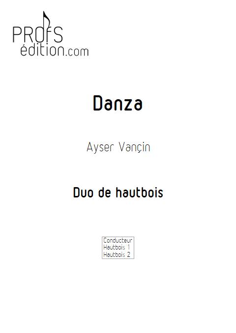 Danza - Duo de hautbois - VANCIN A. - page de garde