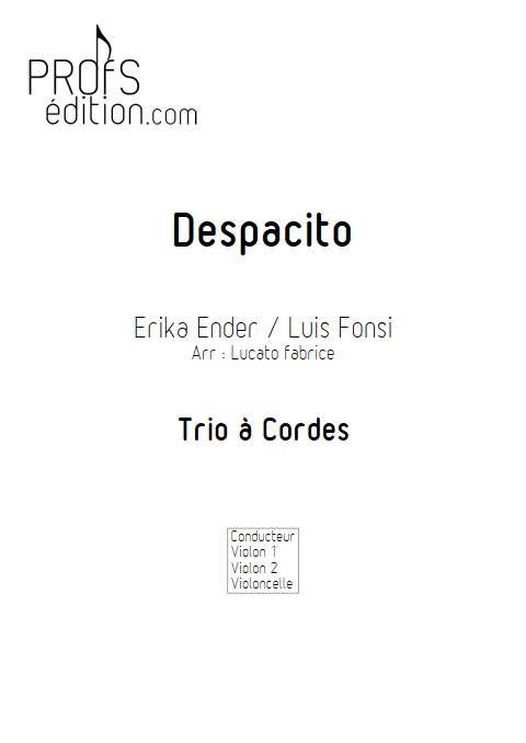 Despacito - Trio à cordes - FONSI L. - page de garde