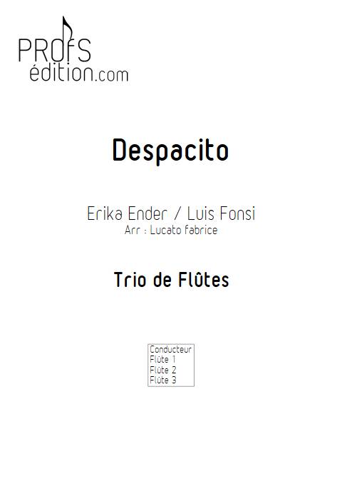 Despacito - Trio de Flûtes - FONSI L. - page de garde