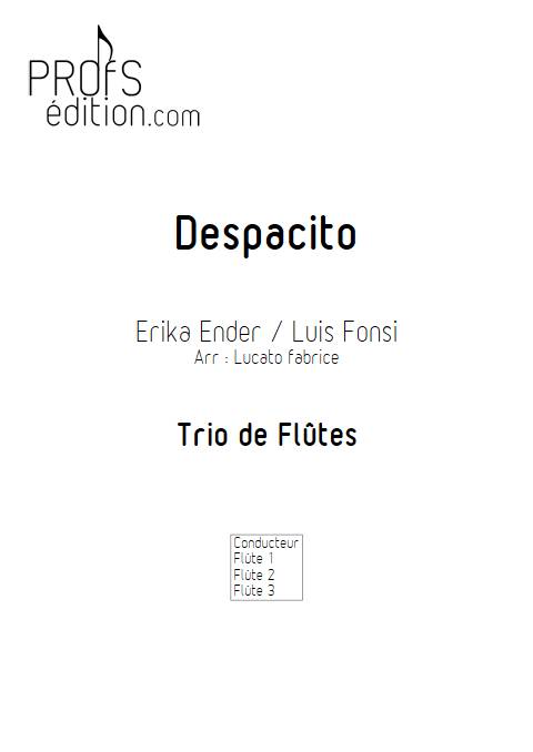 Despacito - Trio de Flûtes - FONSI L. - page de garde