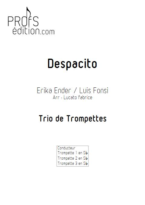 Despacito - Trio de Trompettes - FONSI L. - page de garde