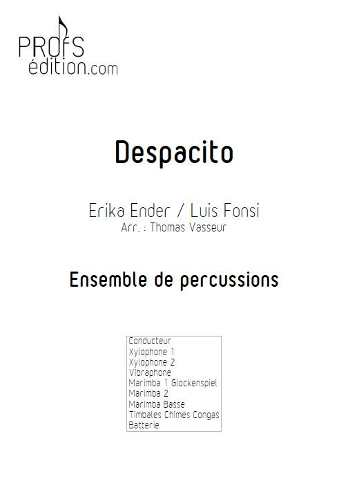 Despacito - Ensemble de percussions - FONSI L. - page de garde