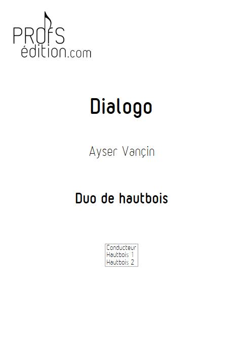 Dialogo - Duo Hautbois - VANCIN A. - page de garde