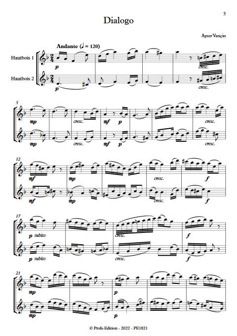 Dialogo - Duo Hautbois - VANCIN A. - app.scorescoreTitle