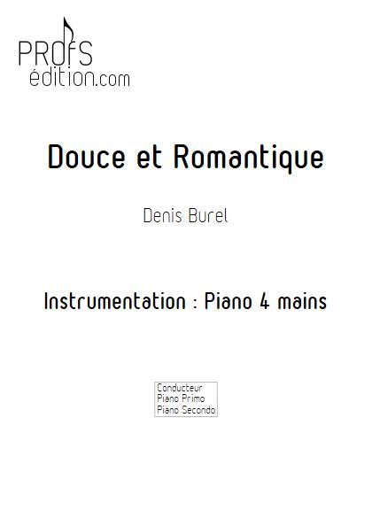 Douce et Romantique - Piano 4 mains - BUREL D. - page de garde