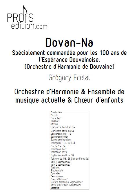 Dovan-na - Orchestre d'harmonie - FRELAT G. - page de garde