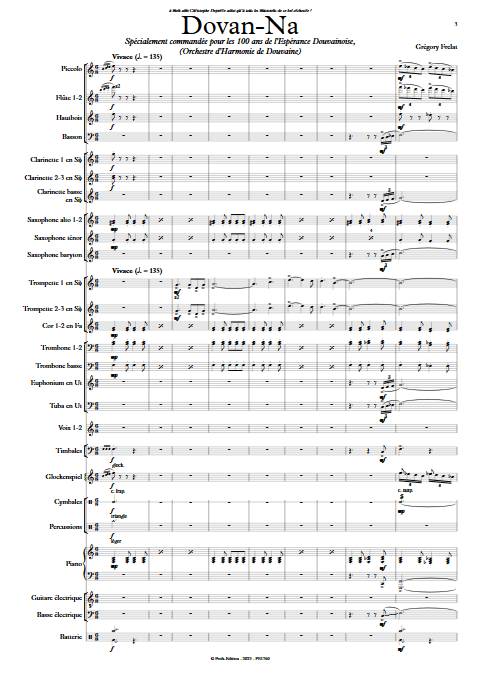 Dovan-na - Orchestre d'harmonie - FRELAT G. - app.scorescoreTitle