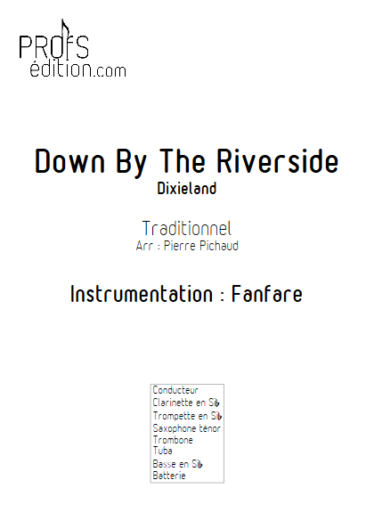 Down by the riverside- Fanfare - TRADITIONNEL - page de garde