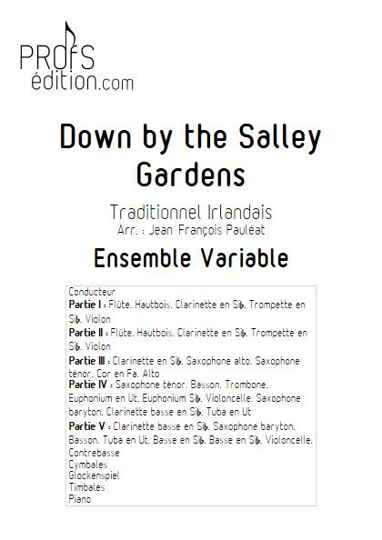 Down by the Salley Gardens - Ensemble Variable - TRADITIONNEL IRLANDAIS - page de garde