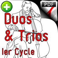 12 Chansons - Duos & Trios Violoncelles - TRADITIONNEL