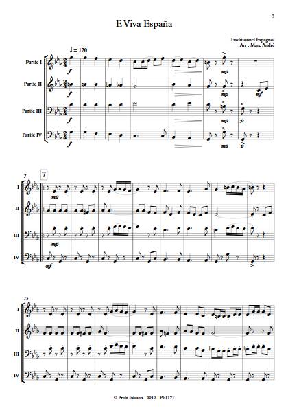 E Viva España - Ensemble Variable - Traditionnel Espagnol - app.scorescoreTitle