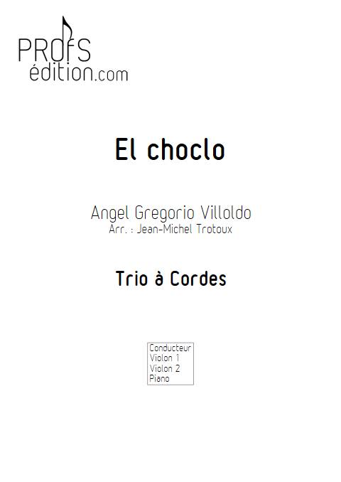El Choclo - Trio à cordes - VILLOLDO A. G. - page de garde