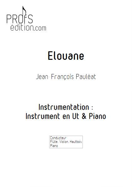 Elouane - Instrument & Piano - PAULEAT J.F. - page de garde