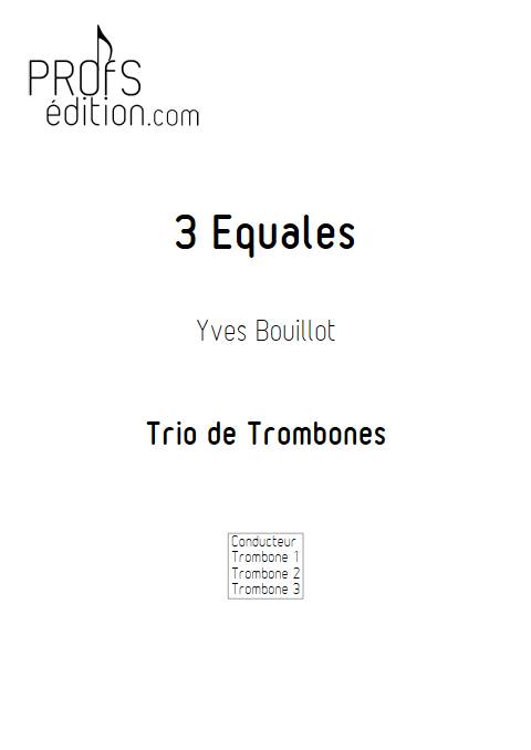 Equales - Trio de Trombones - BOUILLOT Y. - page de garde