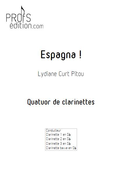 Espagna ! - Quatuor de Clarinettes - CURT PITOU L. - page de garde