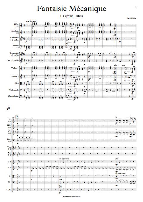 Fantaisie Mécanique - Orchestre Symphonique - COLLIN P. - Partition
