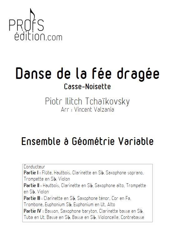 Danse de la fée dragée - Ensemble Variable - TCHAIKOVSKY P.I. - page de garde
