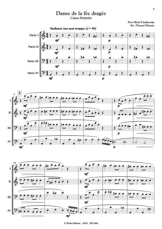 Danse de la fée dragée - Ensemble Variable - TCHAIKOVSKY P.I. - app.scorescoreTitle